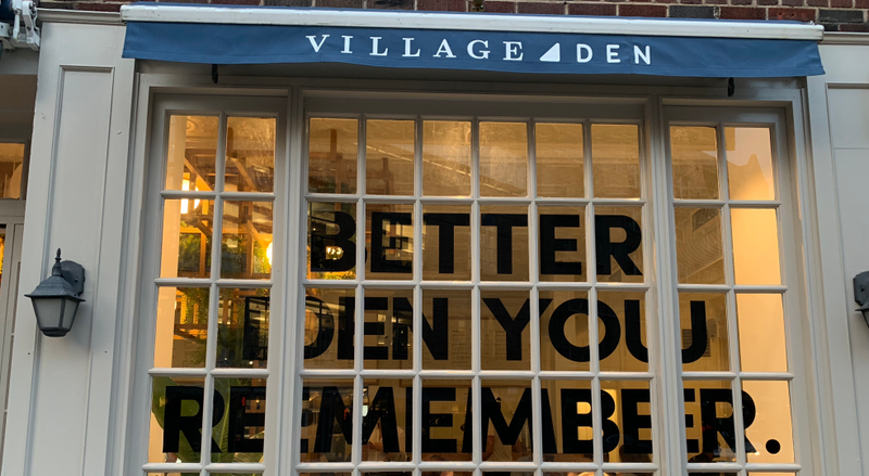 Village Den storefront